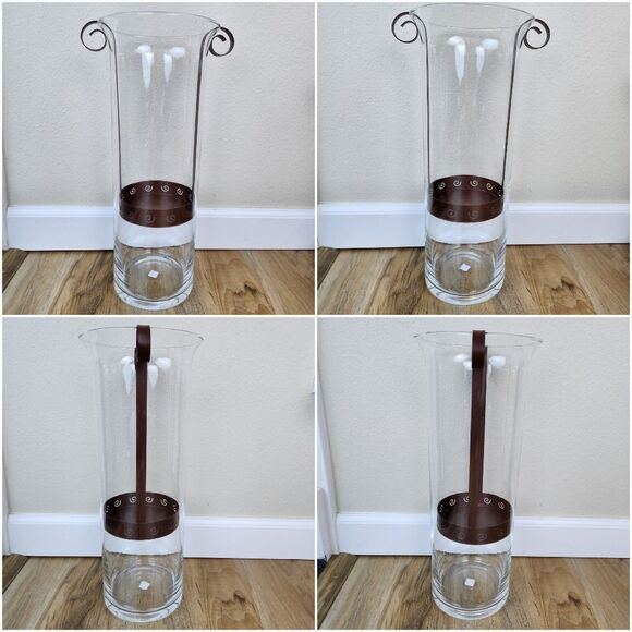 🩵PartyLite Sunesta Large 15" Glass Hurricane - Picture 3 of 14